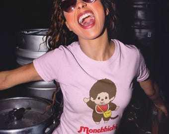 Vintage Monchhichi Graphic Tee: Retro Cartoon Unisex T-Shirt