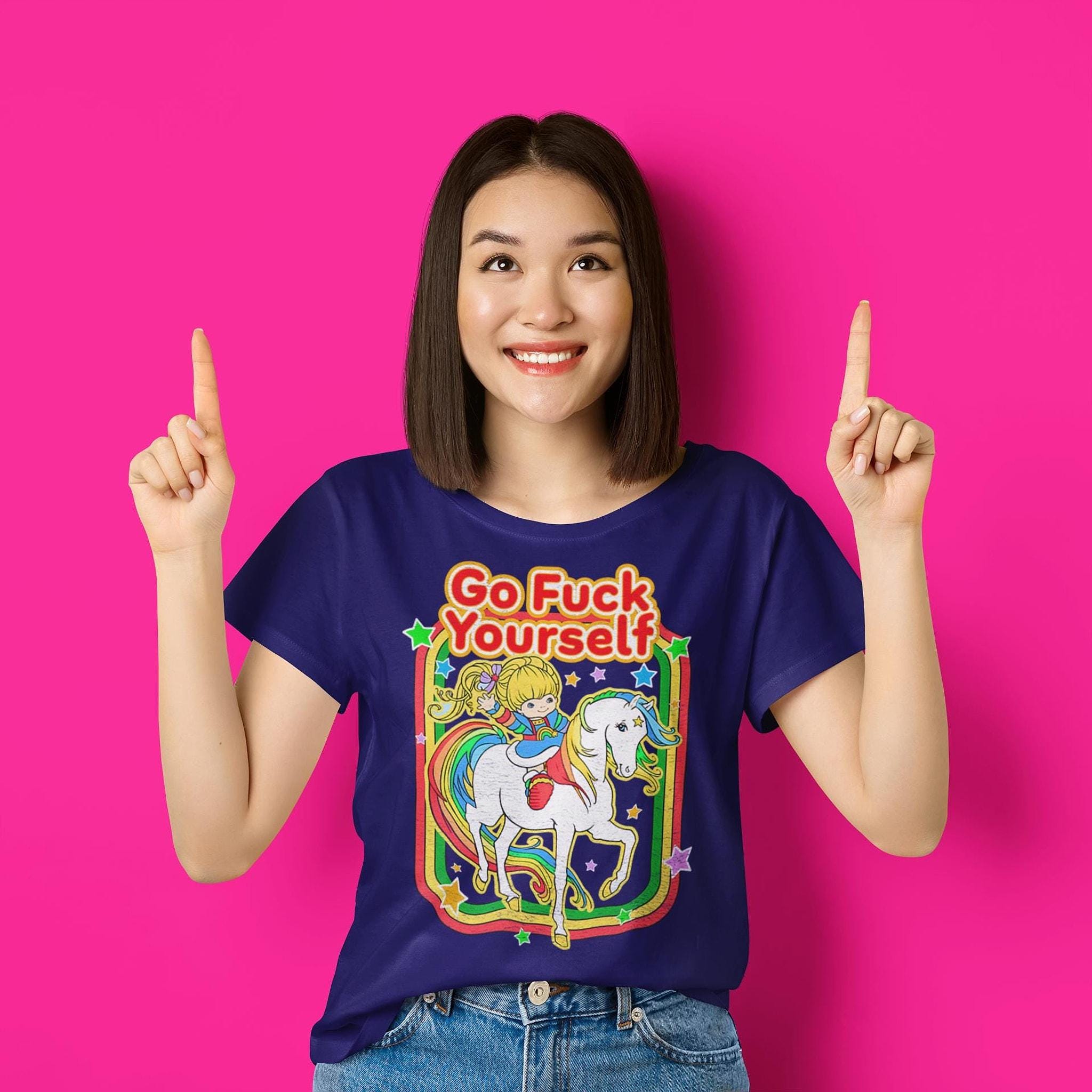 Rainbow brite shirt - Etsy 日本