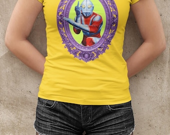 Retro Ultraman Graphic Tee, Funny Tokusatsu Shirt, Vintage Sci-Fi Unisex T-Shirt