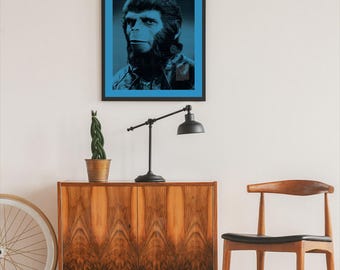 Póster de Cornelius, Impresión de la película El Planeta de los Simios, Decoración de pared de bellas artes