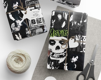 Misfits Wrapping Paper |  Horror Punk Holiday Wrap