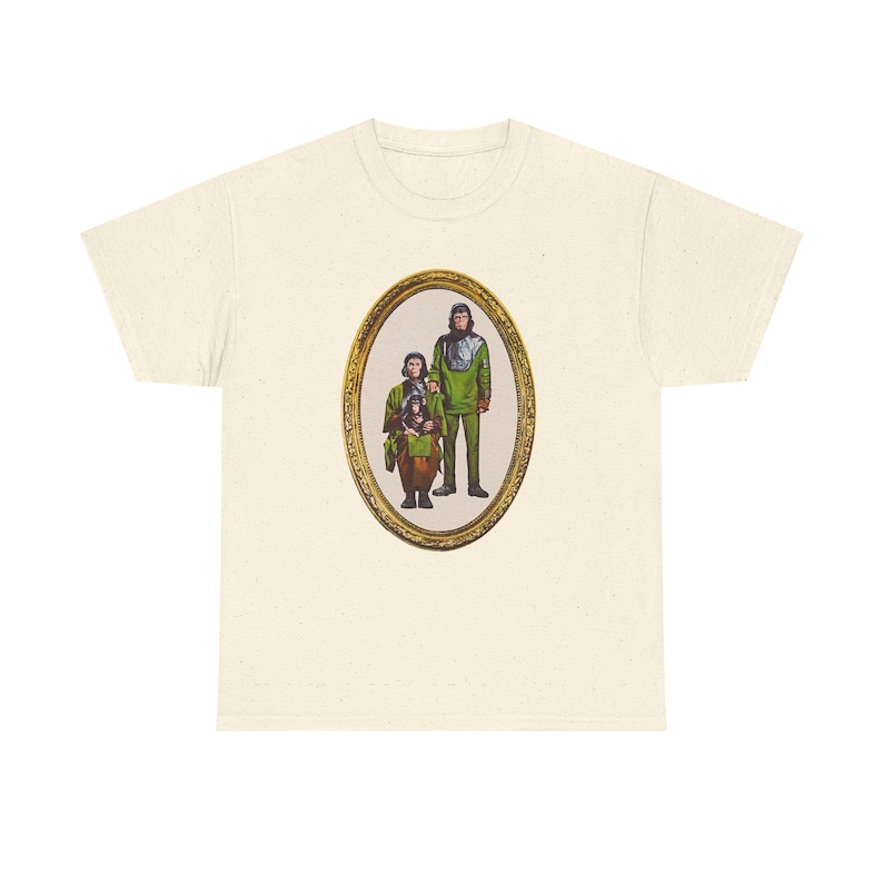 Planet of the Apes Family Values Tee, Ape Lover Gift Shirt, Unisex Graphic Tshirt, Movie Fan Apparel, Retro Style Top image 8