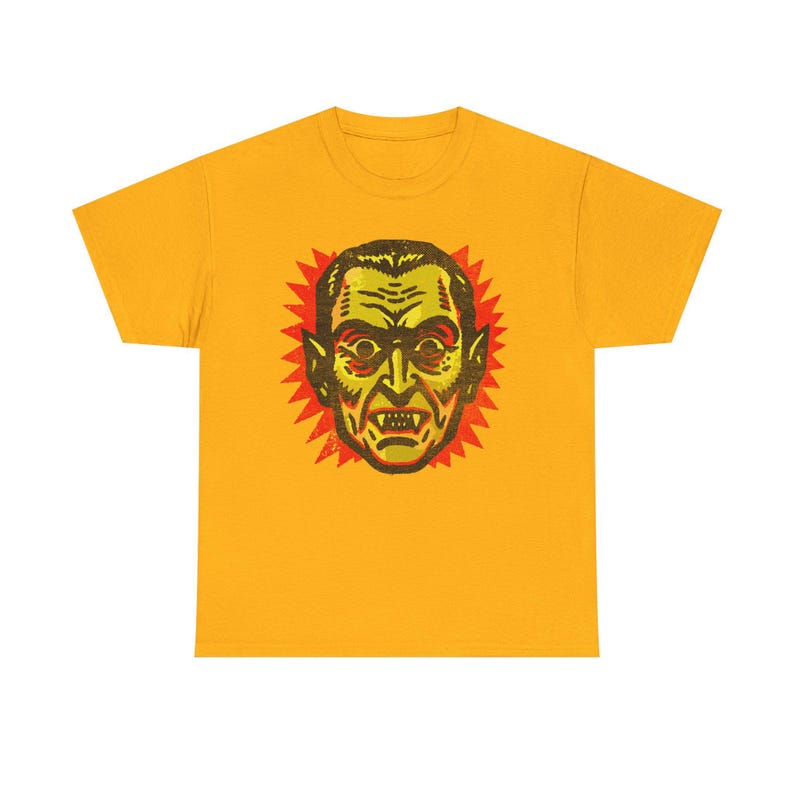 Retro Halloween Vampire T-Shirt: Gothic Horror Graphic Tee image 8