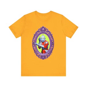 Ultraman Middle Finger Tee: Retro Anime Graphic T-Shirt image 5