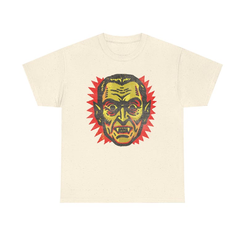 Retro Halloween Vampire T-Shirt: Gothic Horror Graphic Tee image 9