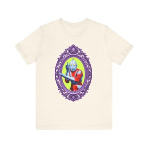 Ultraman Middle Finger Tee: Retro Anime Graphic T-Shirt image 4