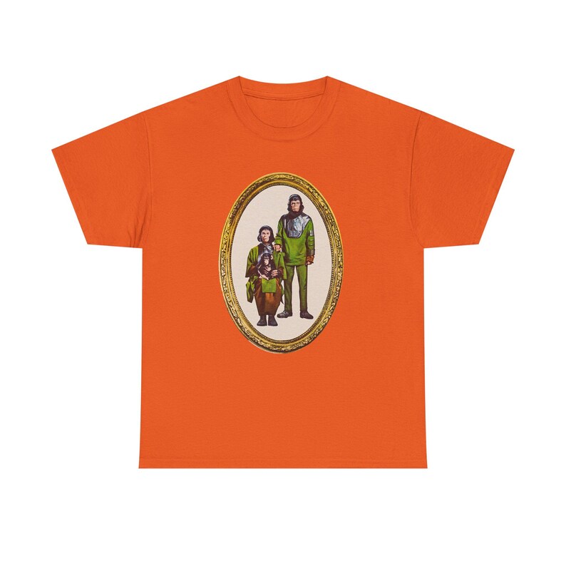 Planet of the Apes Family Values Tee, Ape Lover Gift Shirt, Unisex Graphic Tshirt, Movie Fan Apparel, Retro Style Top image 7
