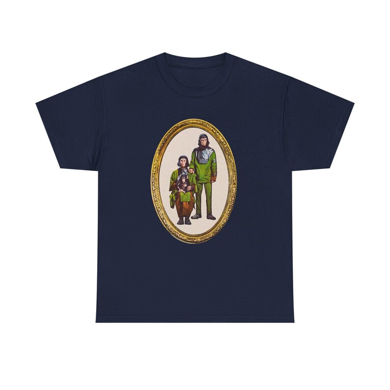 Planet of the Apes Family Values Tee, Ape Lover Gift Shirt, Unisex Graphic Tshirt, Movie Fan Apparel, Retro Style Top image 11