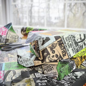 Punk Rock Gift Wrap : Edgy Music Wrapping Paper image 6