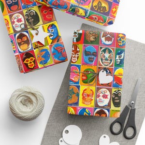 Carte da regalo Lucha Libre, carta da regalo per compleanno a tema wrestling messicano