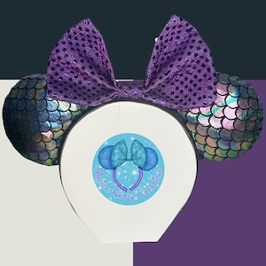 Mouse Ears, Mermaid, Ursula, Under the Sea, Headband