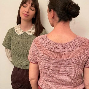 Sweaters Vainilla tejidos con hilo de algodón, lino y viscosa