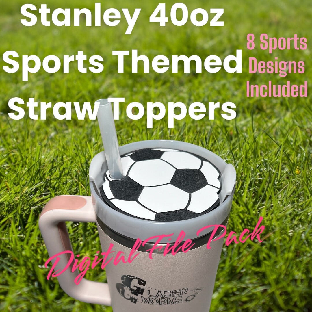 Football Straw Toppers