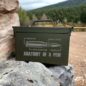 30 Cal Ammo Can (Customizable Image) Select From Options or Design Your Own