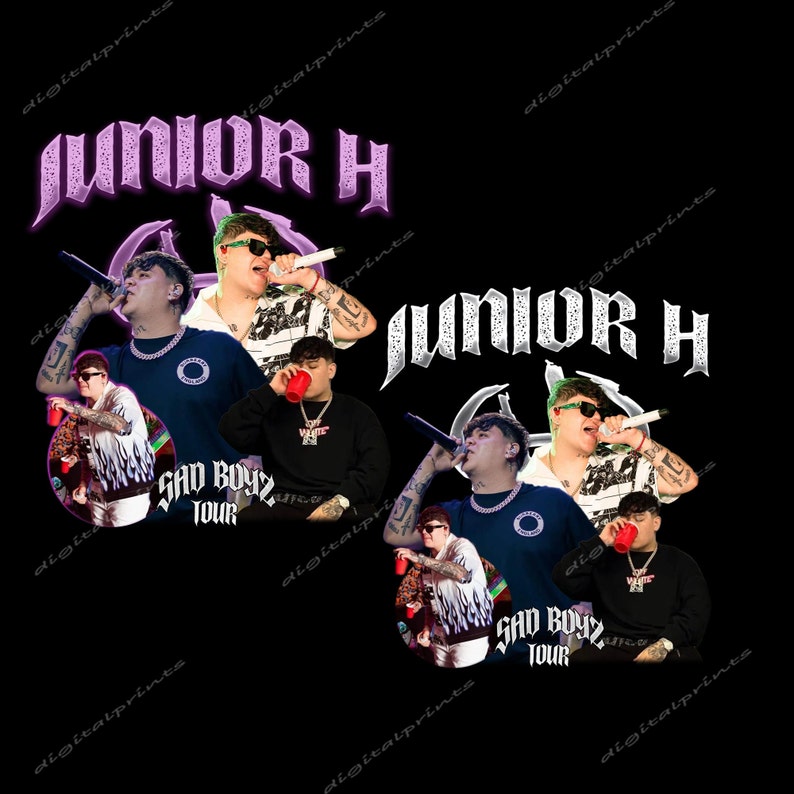 Junior H Png Sad Boyz Tour Png / Shirt Design Ready to Etsy
