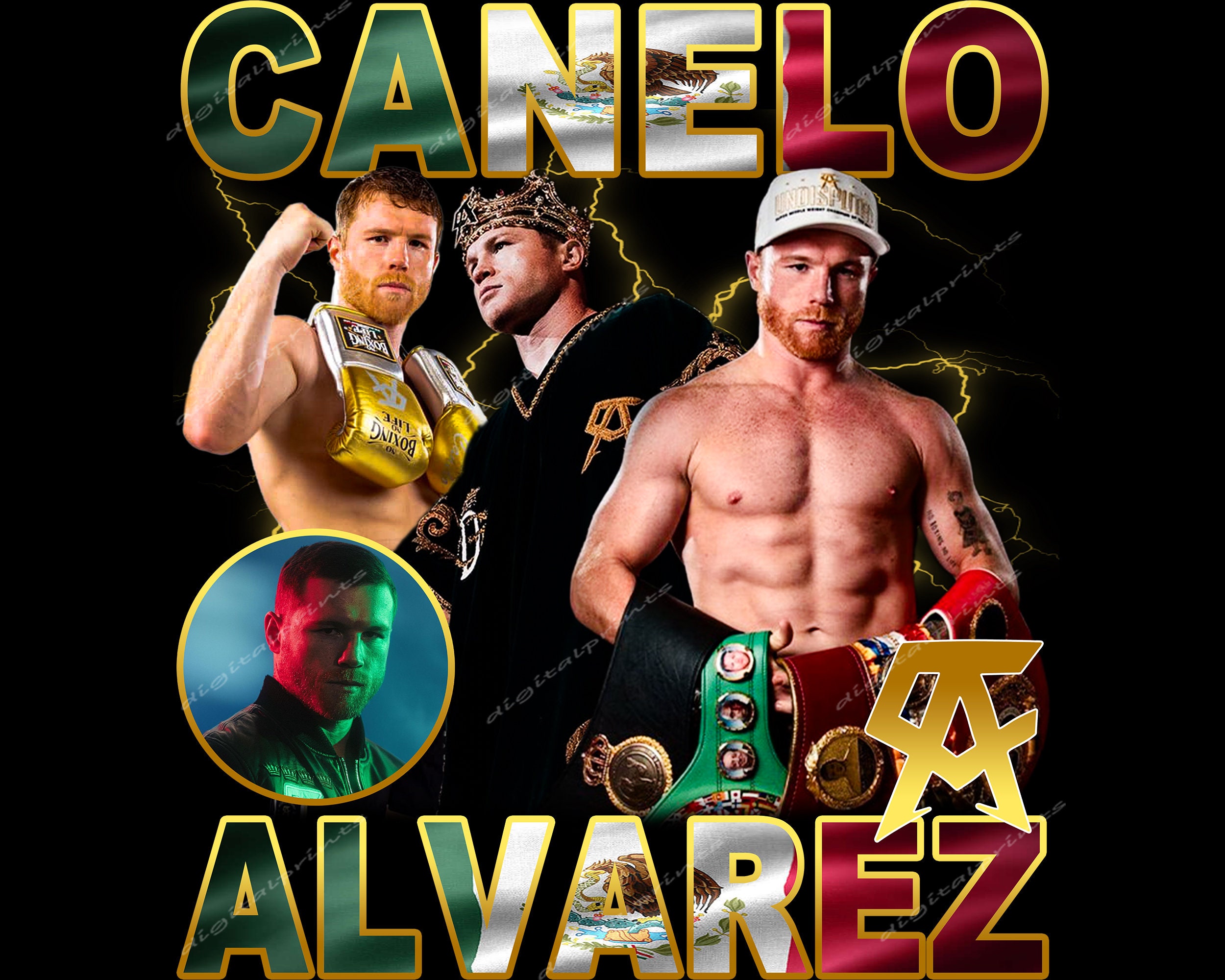  HYYNN Canelo Alvarez Vs GGG 1 Fight Boxing Poster