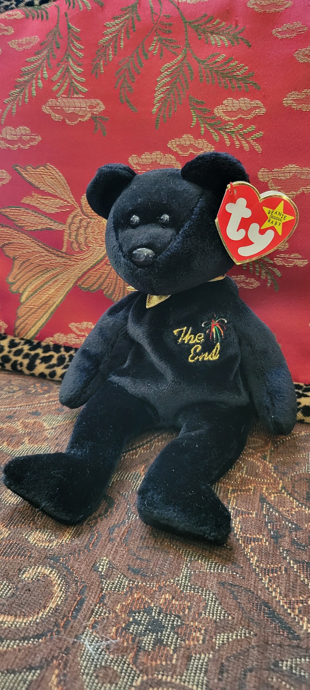 RARE the End Beanie Baby Bear With Errors Etsy