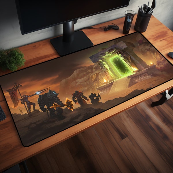 Tapis de souris world of warcraft, tapis de souris LED RVB, tapis de bureau LED, tapis de souris de jeu, tapis de souris xxl, tapis de bureau xxl, tapis de bureau, cadeaux de bureau