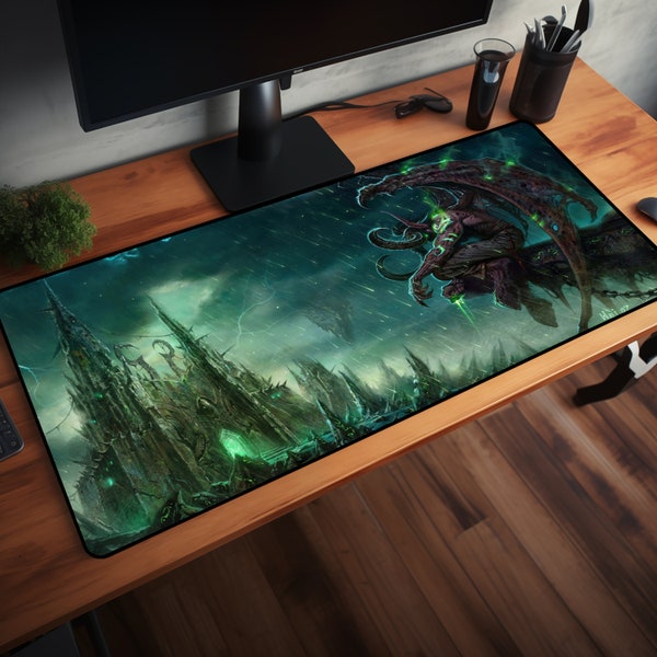 world of warcraft,world of warcraft mouse pad,gaming mouse pad,RGB led mouse pad,office desk mat,office gifts,led desk mat,xxl mouse pad