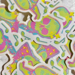 Jester Matte Vinyl Sticker (Lethal Company)