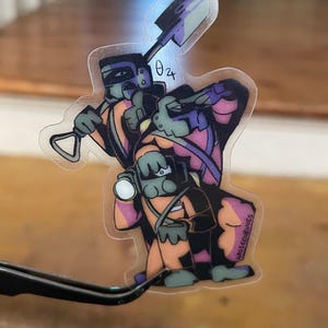 Great Assets Clear Vinyl Sticker (Lethal Company)
