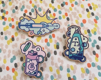 Wooden HRT pins