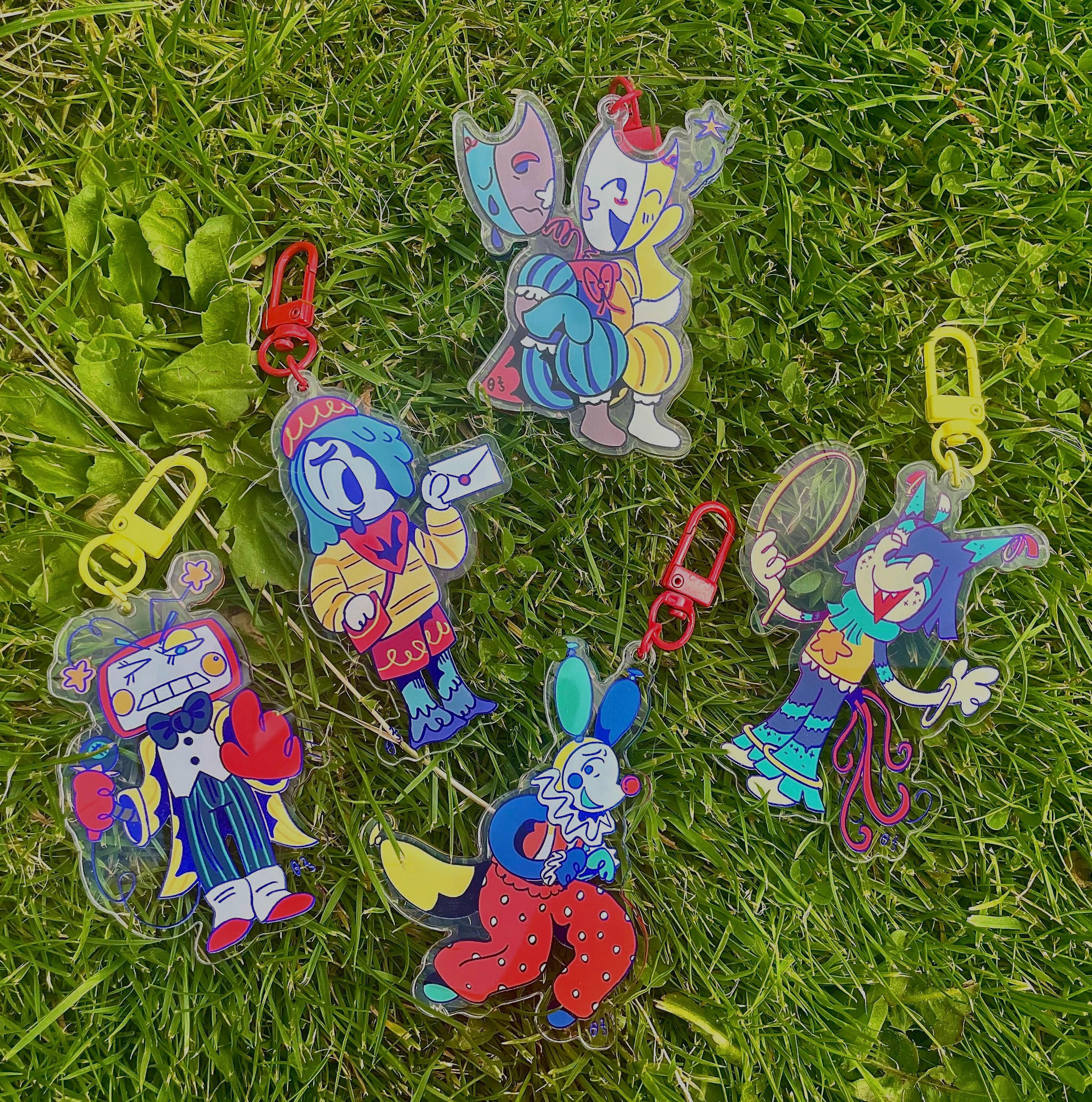 Dandy's World Showtime Keychains - Etsy