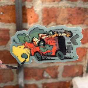 Vinylsticker snelheidslimiet (Lethal Company)