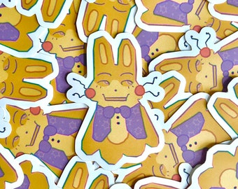 Low poly Spring Bonnie Matte vinyl sticker