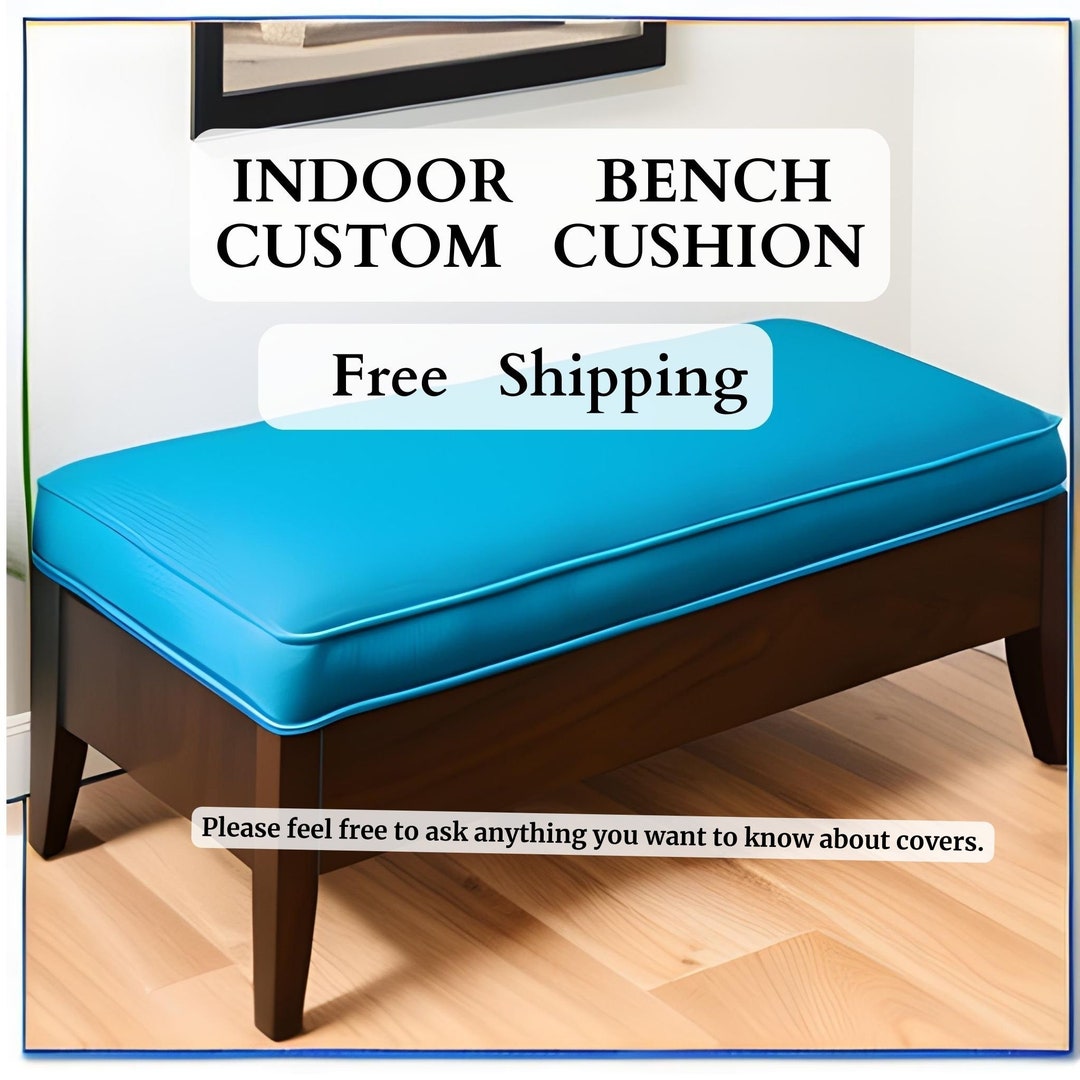 Entryway Bench Cushion Cover, Shoe Bench Cushion, Bench Seat Cushion