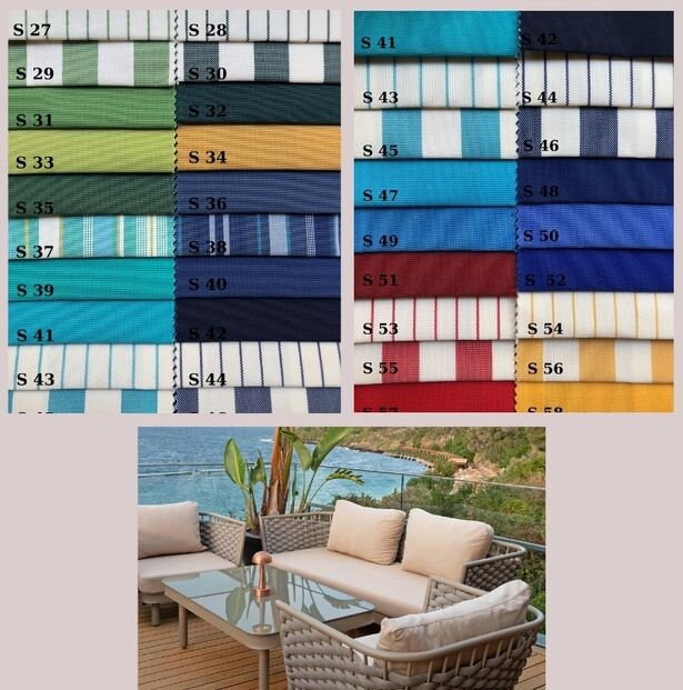 Bench Cushion Cover, Outdoor Garden Cushion, Replacement Cushion, Patio