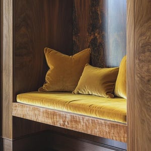 Handmade Velvet Bench Cushion Cover: Soft Touch, Stain Resistant