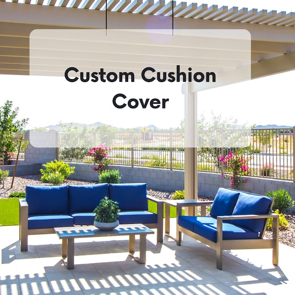 Outdoor Cushion Cover, Custom Bench Cushion Cover, Patio Cushion Cover, Garden Cushion Cover, Waterproof Cushions Cover, Outdoor Cushions