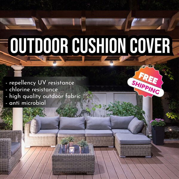Custom Outdoor Cushion Covers Etsy