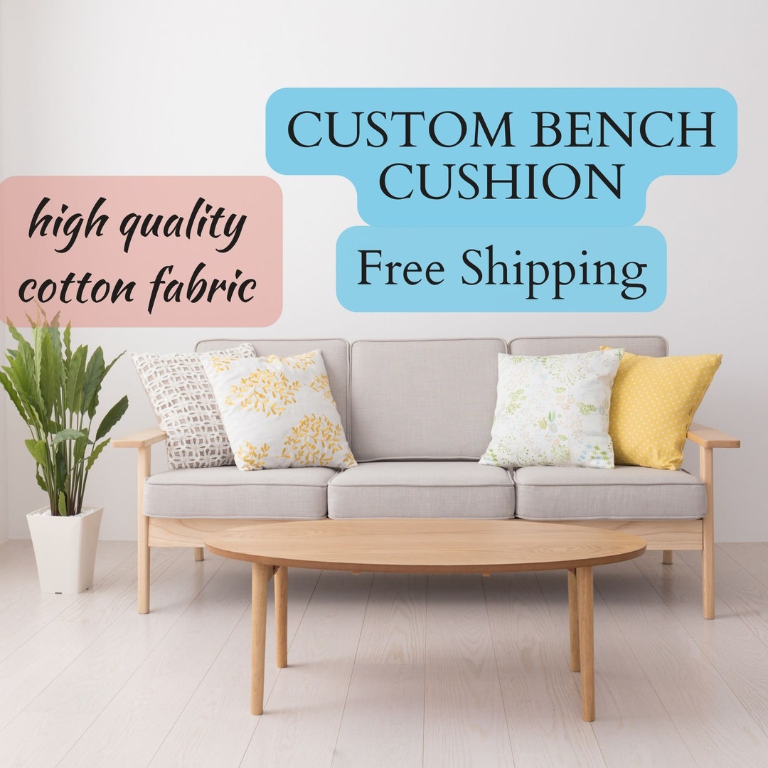 Sofa Cushion Cover, Bench Cushion Cover, Custom Sofa Cushion, Custom