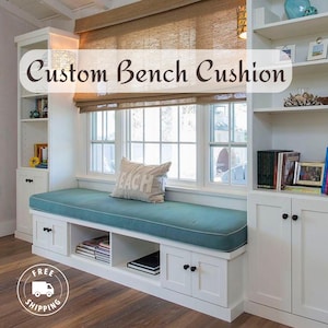 Custom Cushion Cover, Window Bay  Seating Cushion , Sofa Cushion, Indoor Bench Cushion, Kallax Cushion, Couch Cushion Cover, Reading Cushion
