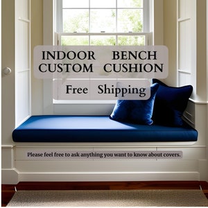 Custom Indoor Cushion Cover, Many Design Options, Kallax Cushion, Daybed Cushion, Window Seat Cushion Cover, Reading Nook Cushion Cover