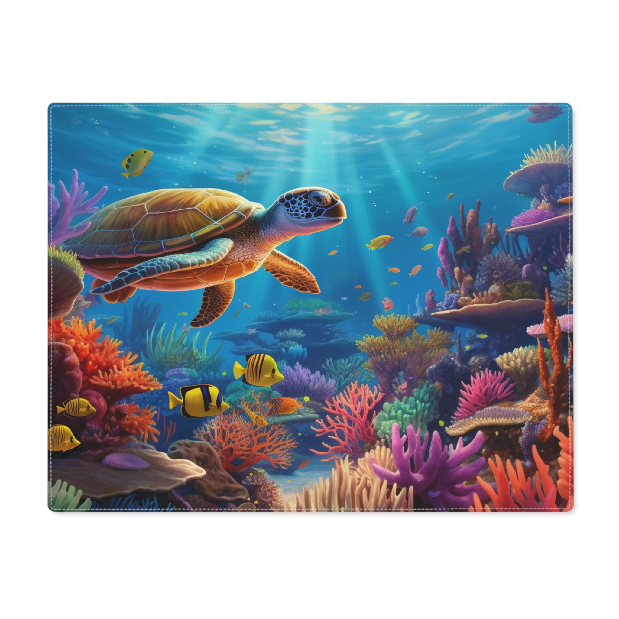 Placemat Set Of 6 Native Turtle main image 1