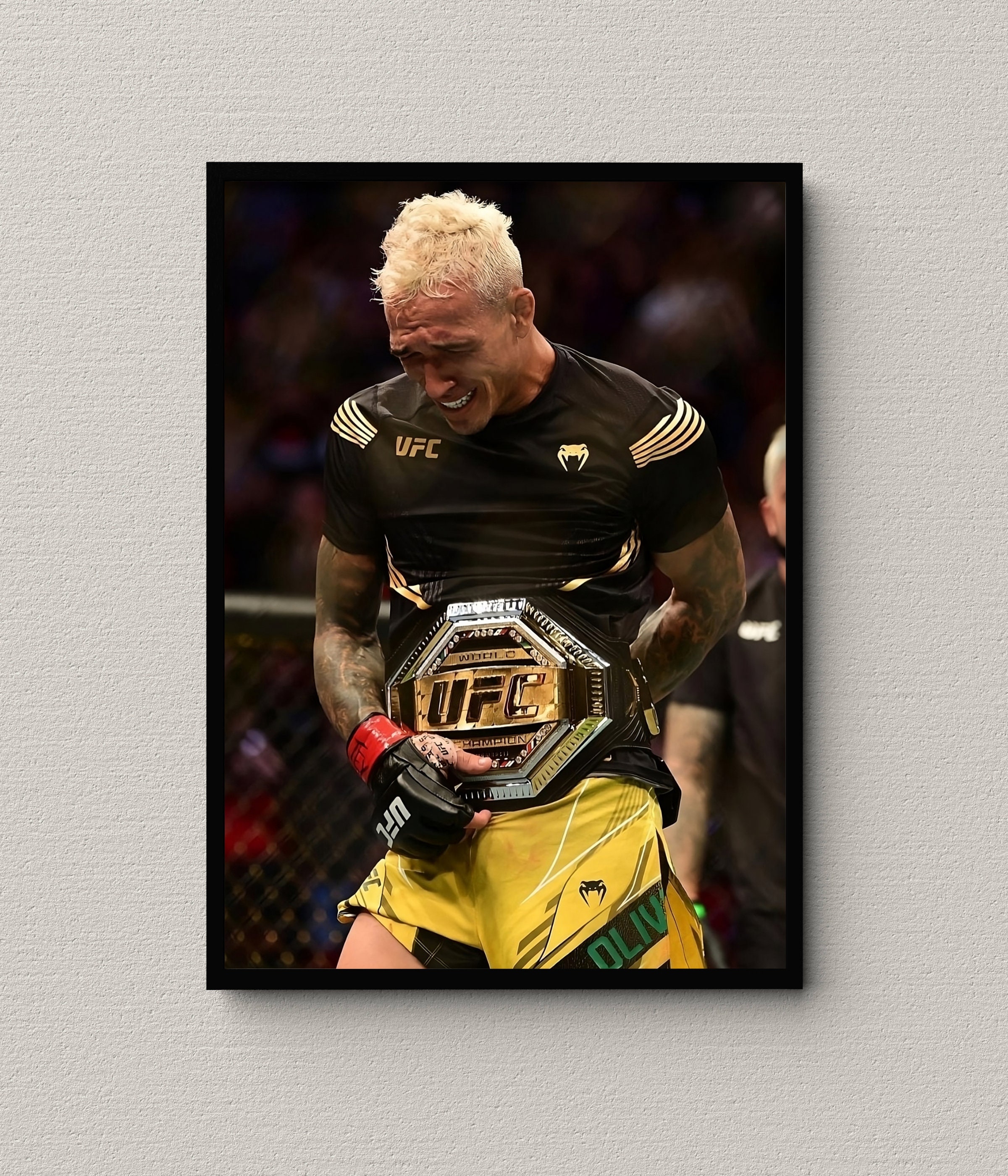 Charles Oliveira Poster Charles Oliveira Set Of 3 Posters Wall Decor 