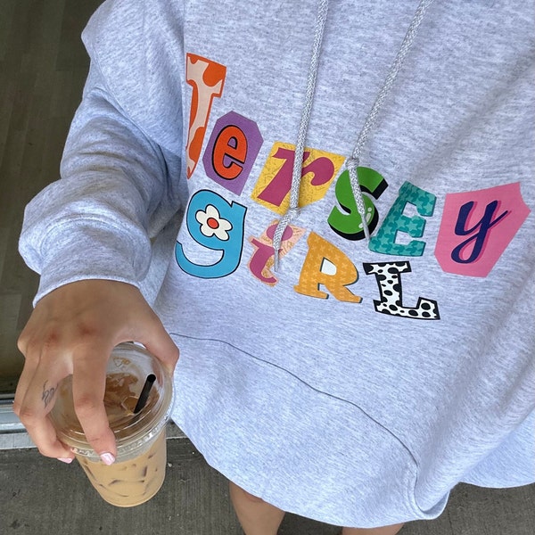 Jersey Girl Hoodie Etsy