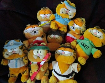 Garfield hand-crafted plush toy vintage 1981 Dakin plushy