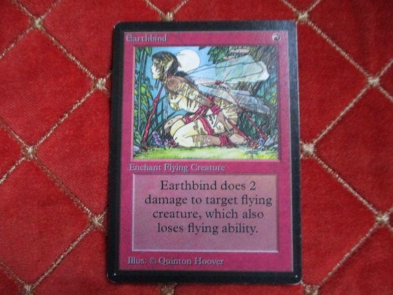 earthbind mtg card Magic the Gathering Playmat Playmat (Borderless) – TCGPLaiMATS Mint / near mint condition trading card Magic: the Gathering - Earthbind
