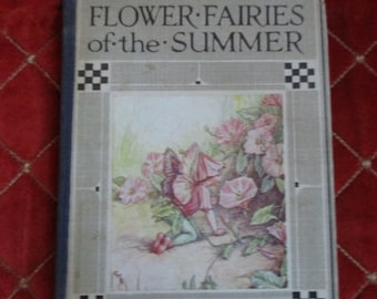 Flower Fairies of the Summer vintage 1925 hardcover booklet poems & pictures by Cicely Mary Barker