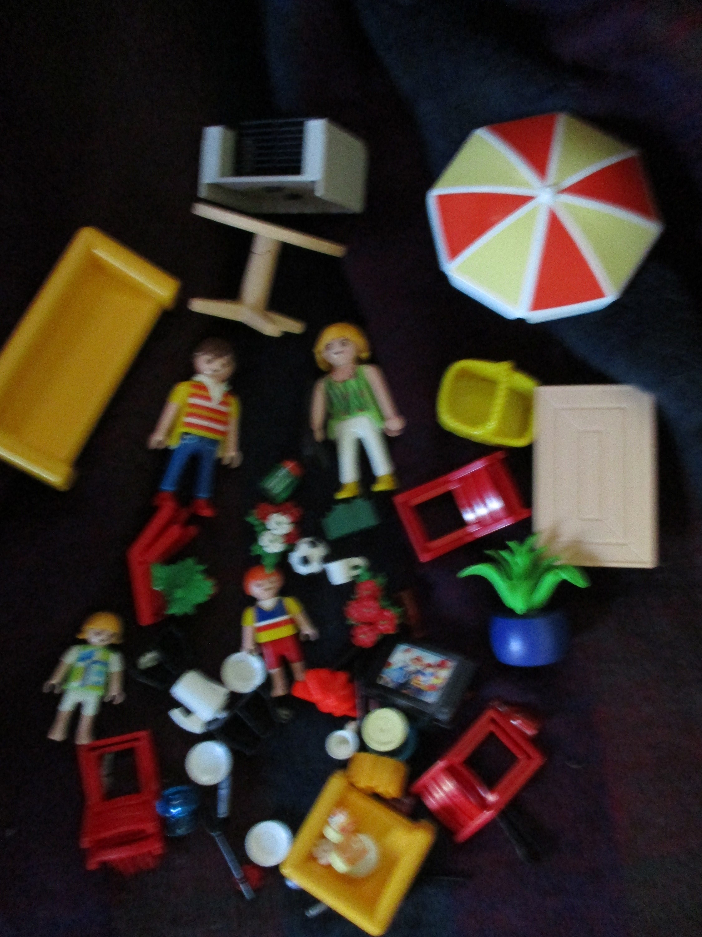 Playmobil Portable House Vintage Early 2000s Near Complete 3230