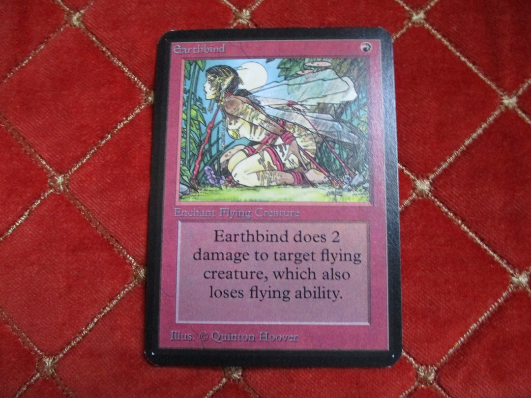 Magic the Gathering Earthbind Vintage 1994 Quinton Hoover Collectible  Trading Card Richard Garfield - Etsy Norway