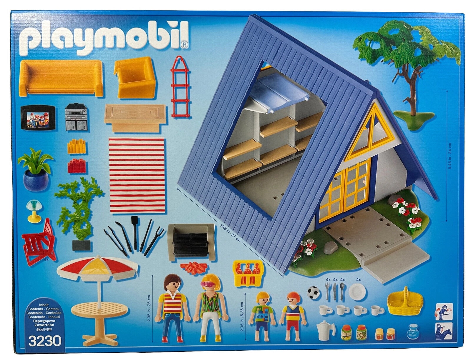 Playmobil Portable House Vintage Early 2000s Near Complete 3230