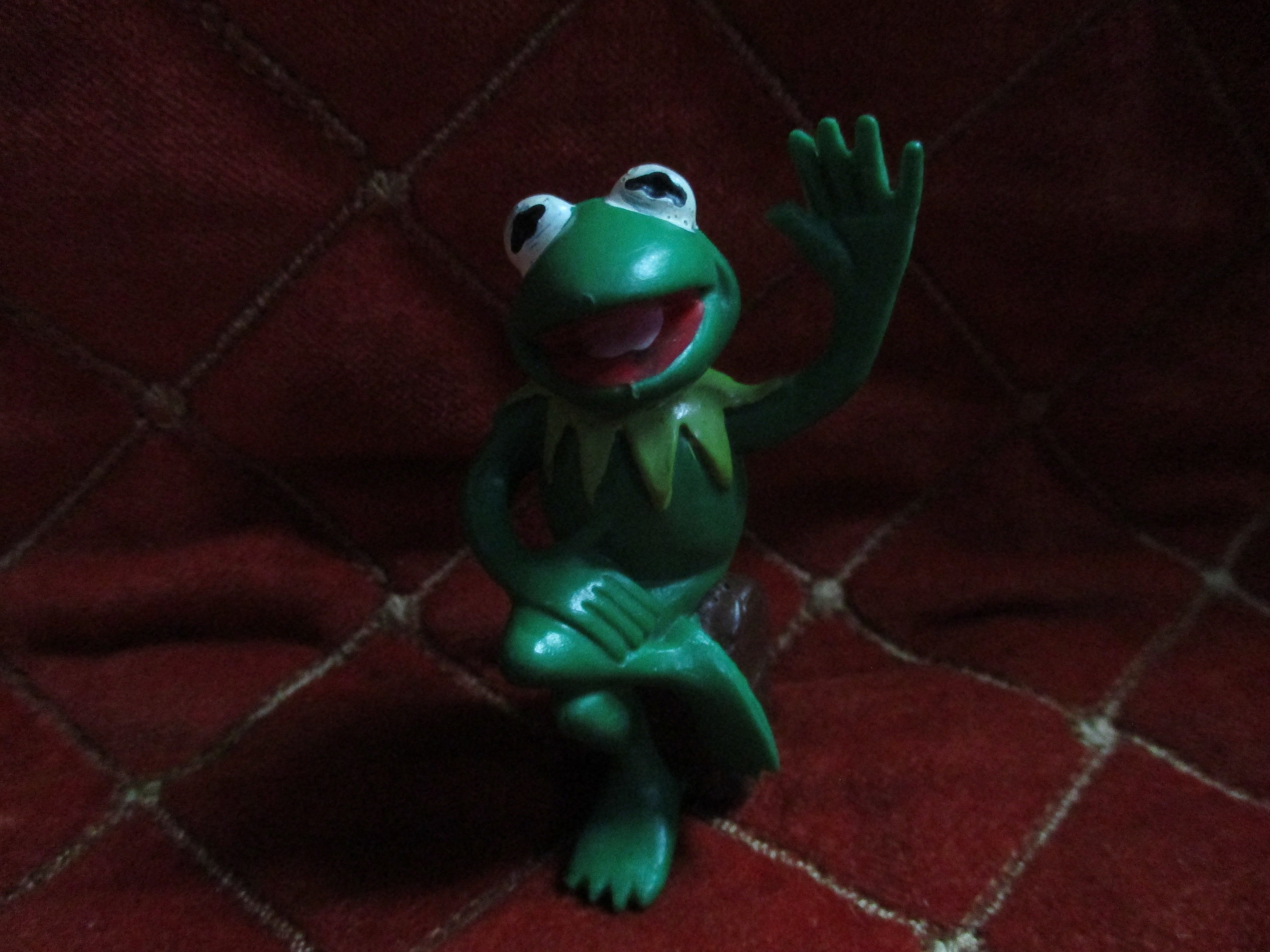 Figurine Schleich Kermit La Grenouille Le Muppet Show 1978 - Vintage, 6cm, Occasion Très Bon état