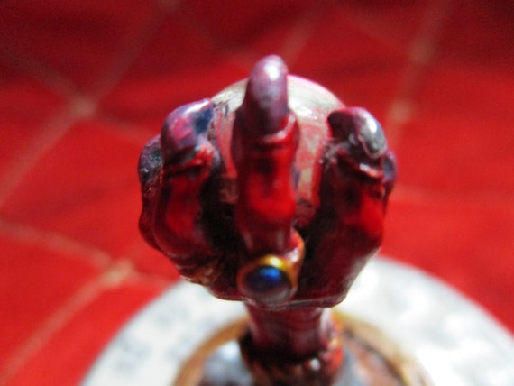 Hand-painted Pewter Icy Manipulator Life Counter Vintage 1990s