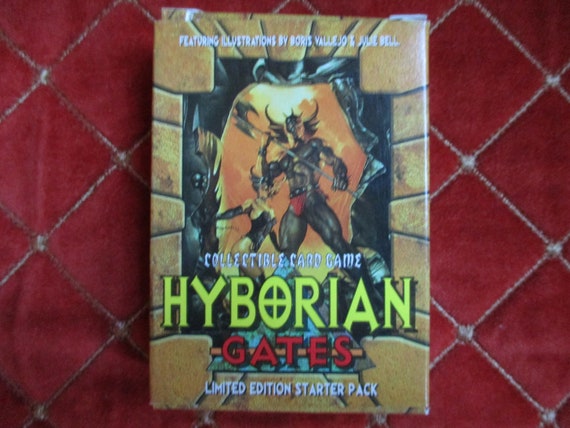 Hyborian Gates CCG TCG Complete 2-player Starter Set Vintage 1995