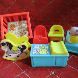 Acheter-jouets rétro fischer price ferme little people d'occasion